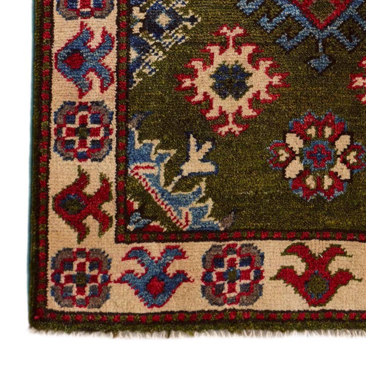 Detail image of 2' x 2' 11 Hand Knotted Kazak Rug