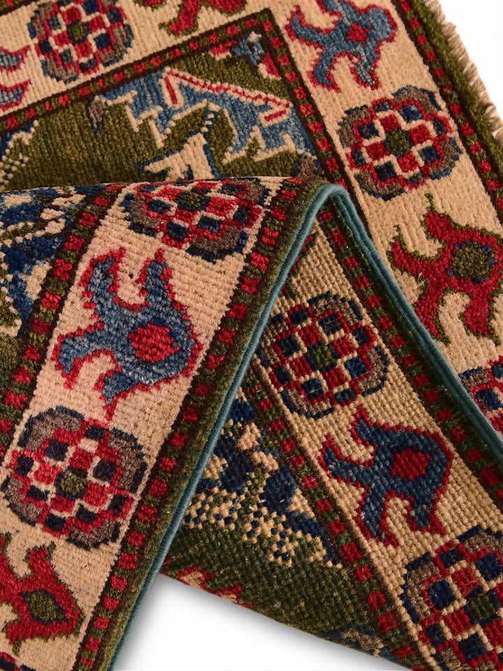 2' x 2' 11 Hand Knotted Kazak Rug