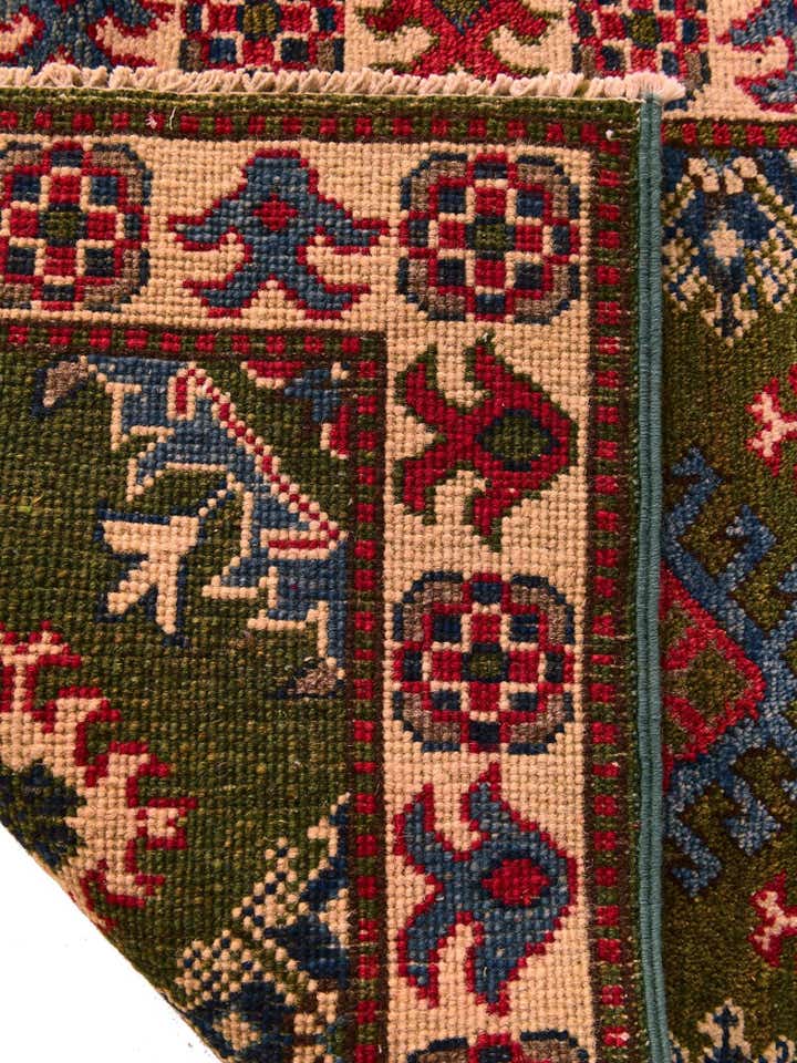 2' x 2' 11 Hand Knotted Kazak Rug