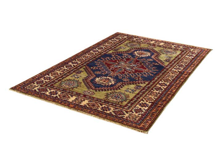 3' 3 x 4' 10 Hand Knotted Kazak Rug