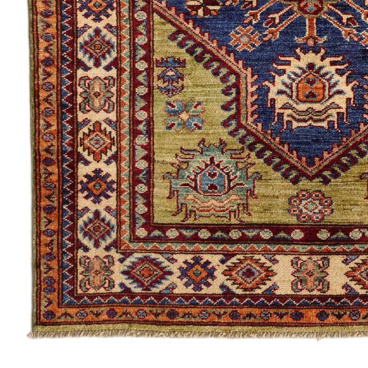 3' 3 x 4' 10 Hand Knotted Kazak Rug