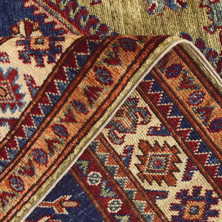 Detail image of 3' 3 x 4' 10 Hand Knotted Kazak Rug