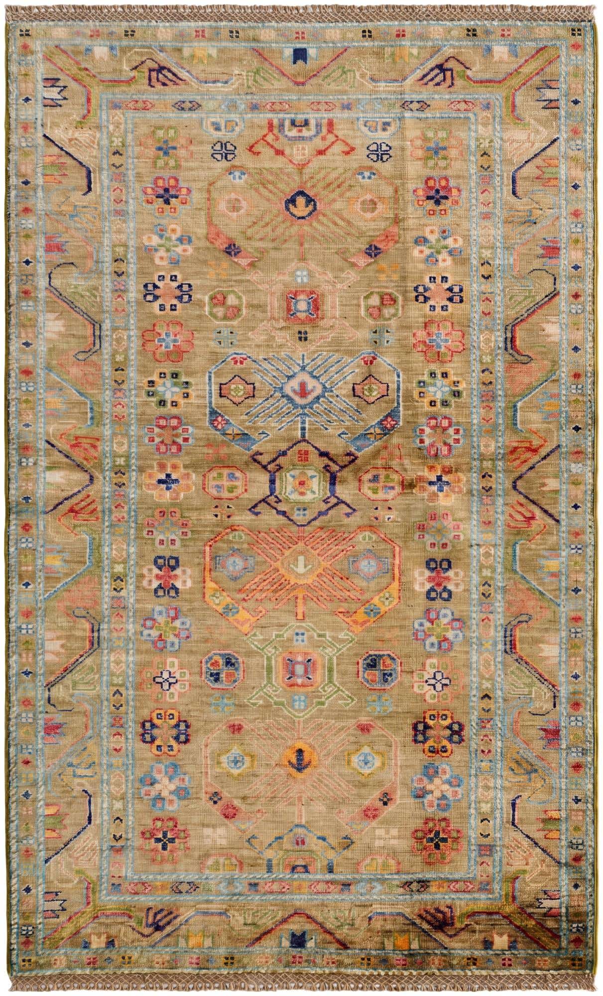 3' 4 x 5' 4 Hand Knotted Kazak Rug