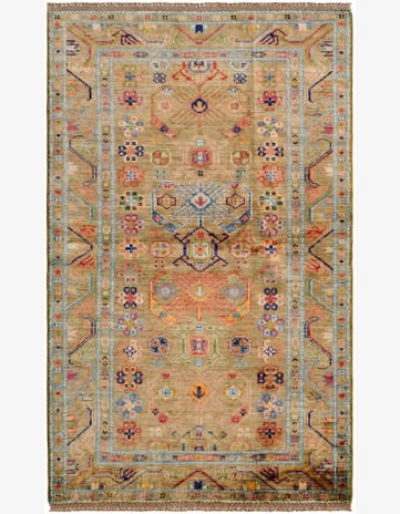 3' 4 x 5' 4 Hand Knotted Kazak Rug