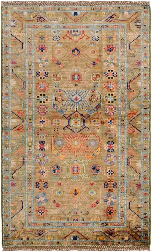 3' 4 x 5' 4 Hand Knotted Kazak Rug