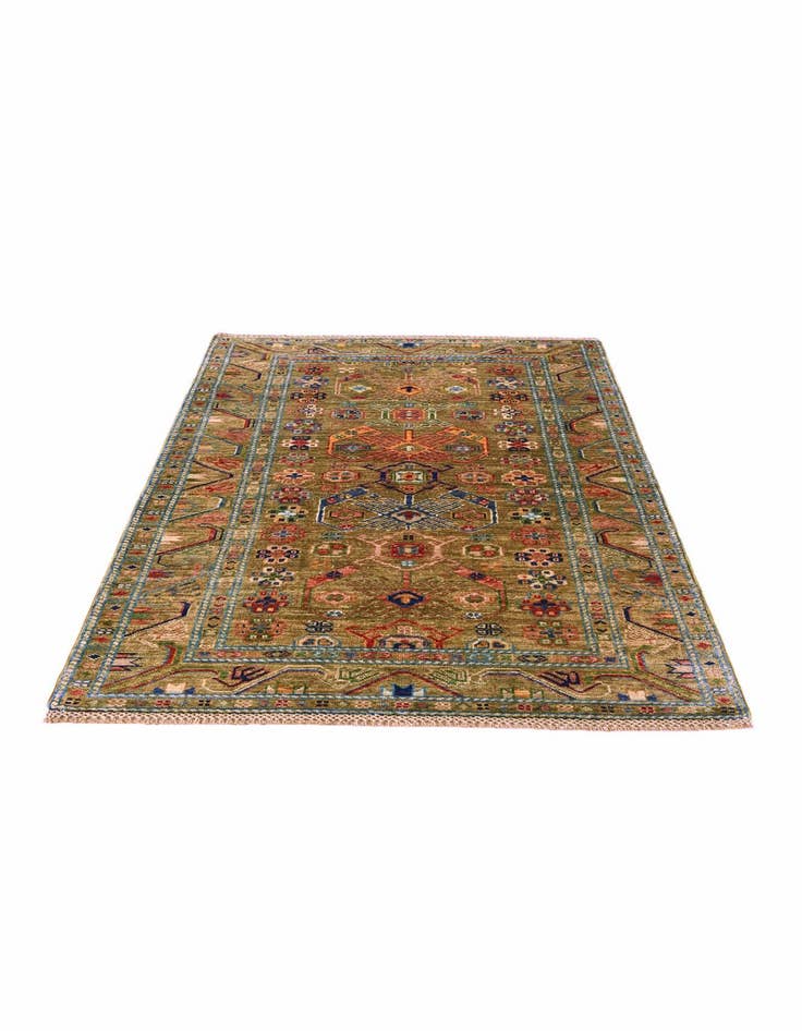 Detail image of 3' 5 x 5' 4 Hand Knotted Kazak Rug