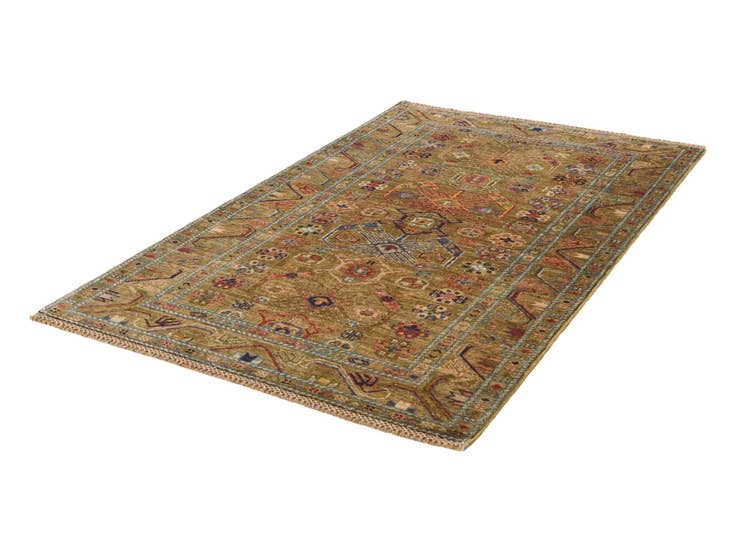 Detail image of 3' 5 x 5' 4 Hand Knotted Kazak Rug