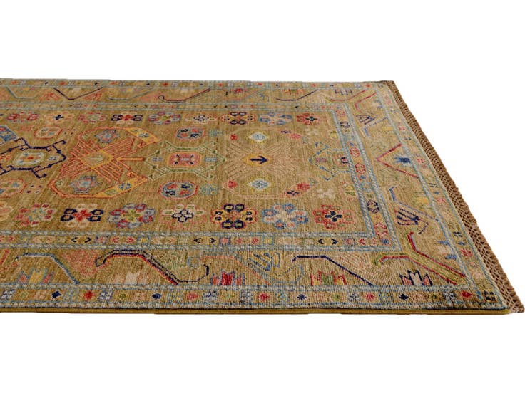 Detail image of 3' 5 x 5' 4 Hand Knotted Kazak Rug