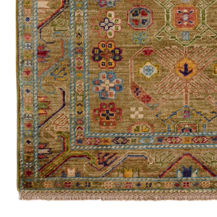 Detail image of 3' 5 x 5' 4 Hand Knotted Kazak Rug