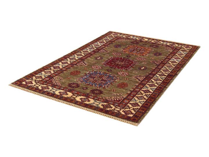 3' 6 x 5' 2 Hand Knotted Kazak Rug