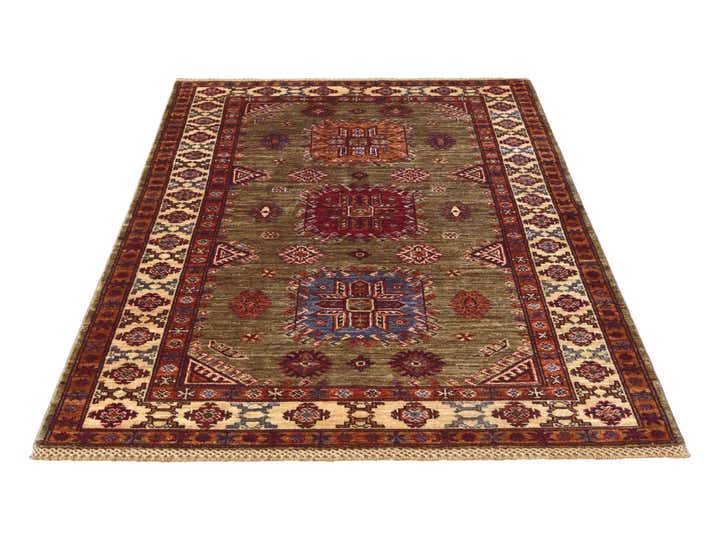 3' 6 x 5' 2 Hand Knotted Kazak Rug
