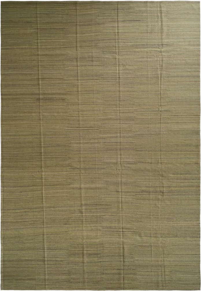 13' 1 x 18' 7 Hand Woven Kilim Afghan Wool Rug