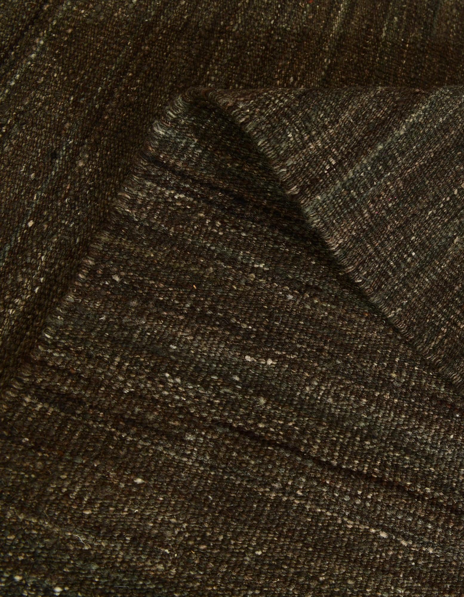 13' 2 x 19' 1 Hand Woven Kilim Afghan Wool Rug