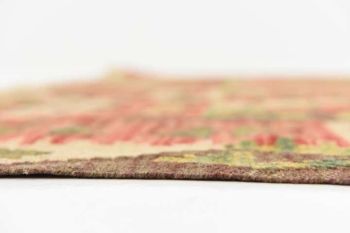 4' 4 x 6' 5 Hand Woven Kilim Maymana Wool Rug