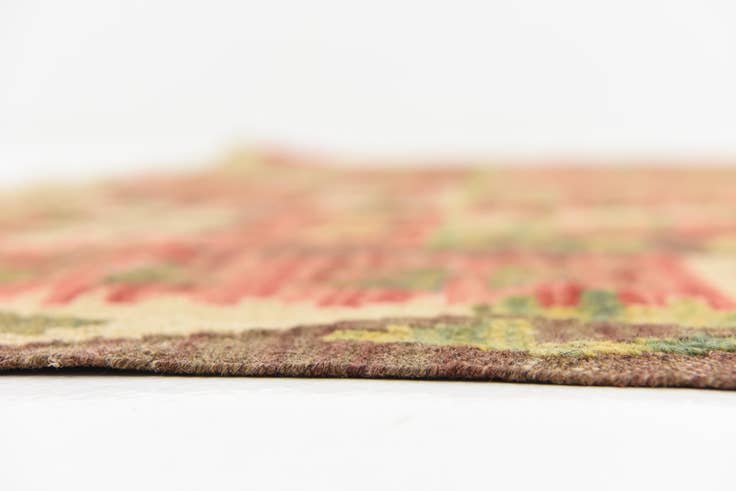 Detail image of 4' 4 x 6' 5 Hand Woven Kilim Maymana Wool Rug