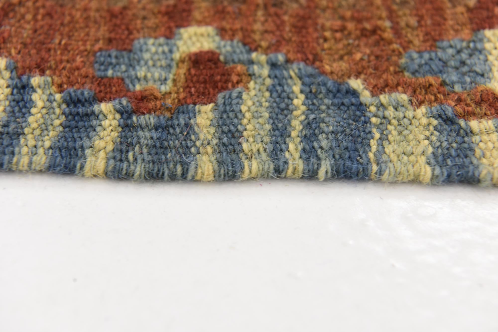 3' 2 x 6' 2 Hand Woven Kilim Maymana Wool Rug
