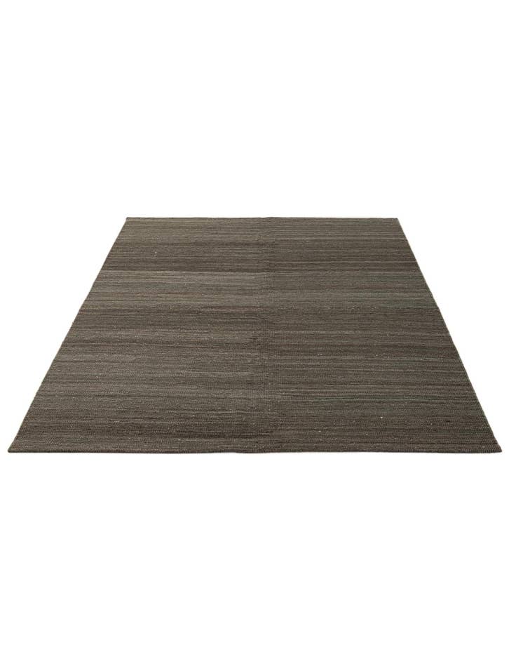Detail image of 4' 11 x 6' 4 Hand Woven Kilim Modern Wool Rug