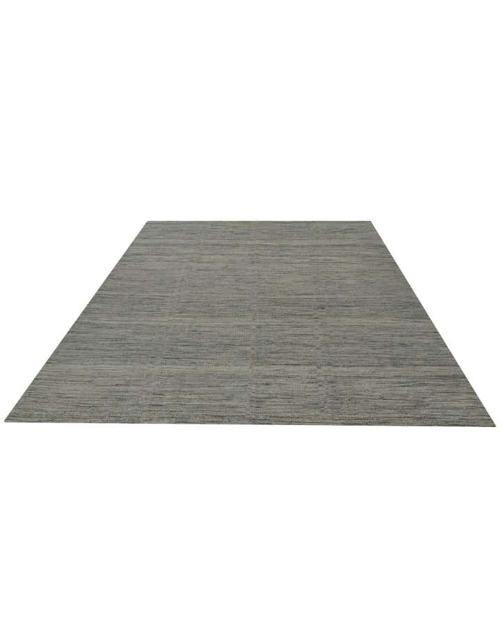 6' 9 x 9' 4 Hand Woven Kilim Modern Wool Rug