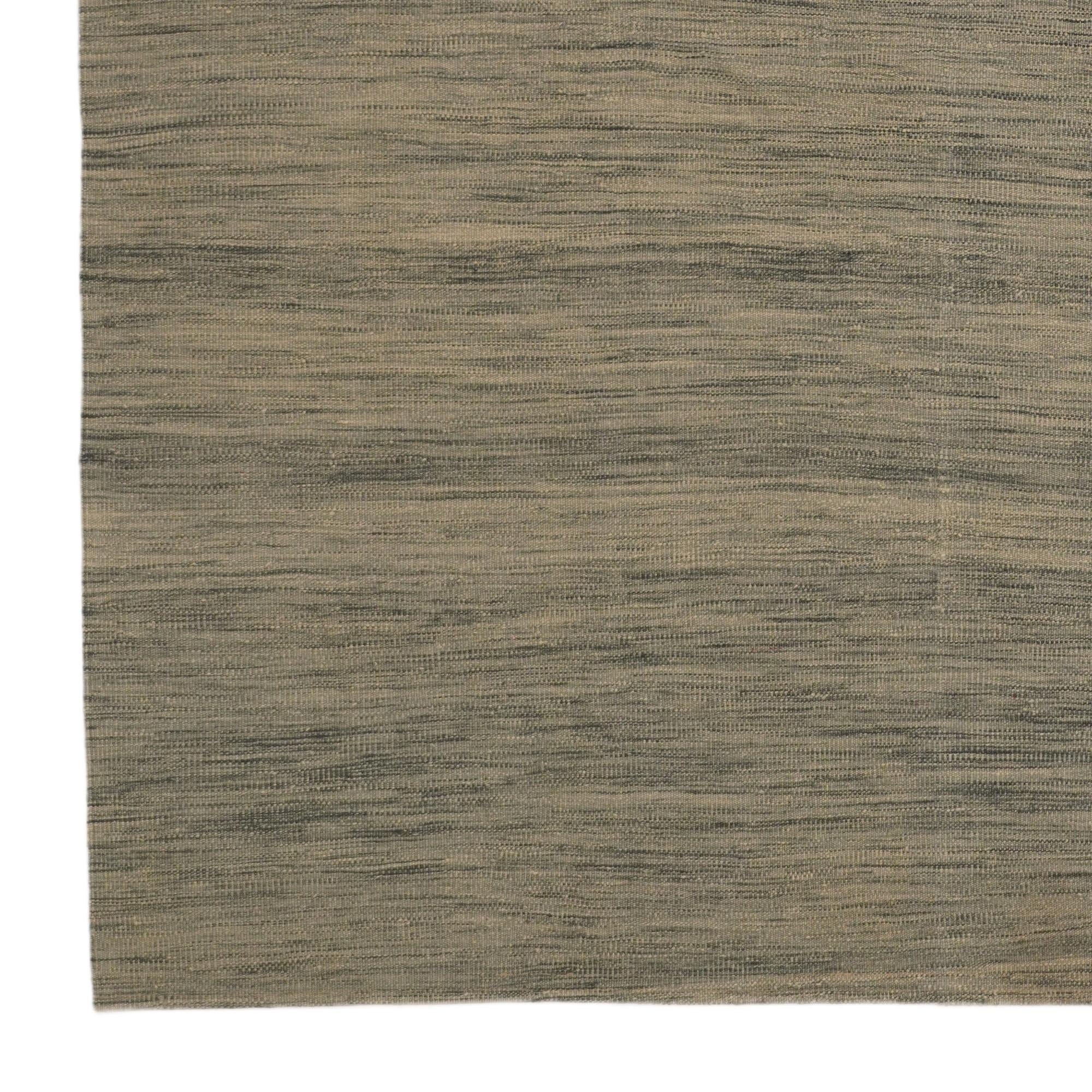6' 9 x 9' 4 Hand Woven Kilim Modern Wool Rug