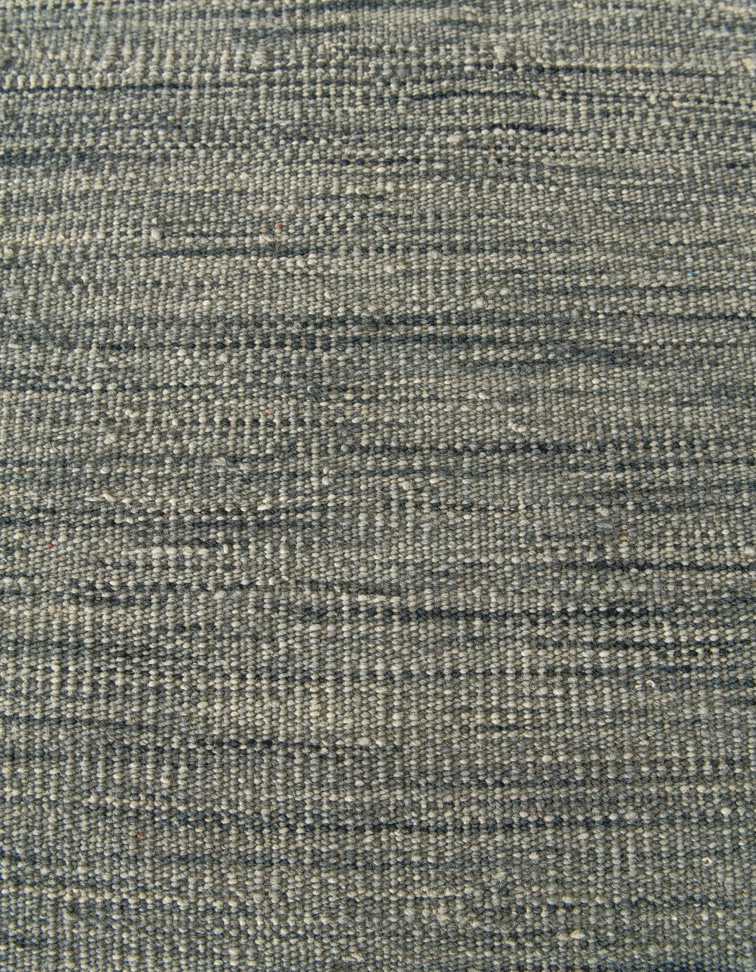 6' 9 x 9' 4 Hand Woven Kilim Modern Wool Rug