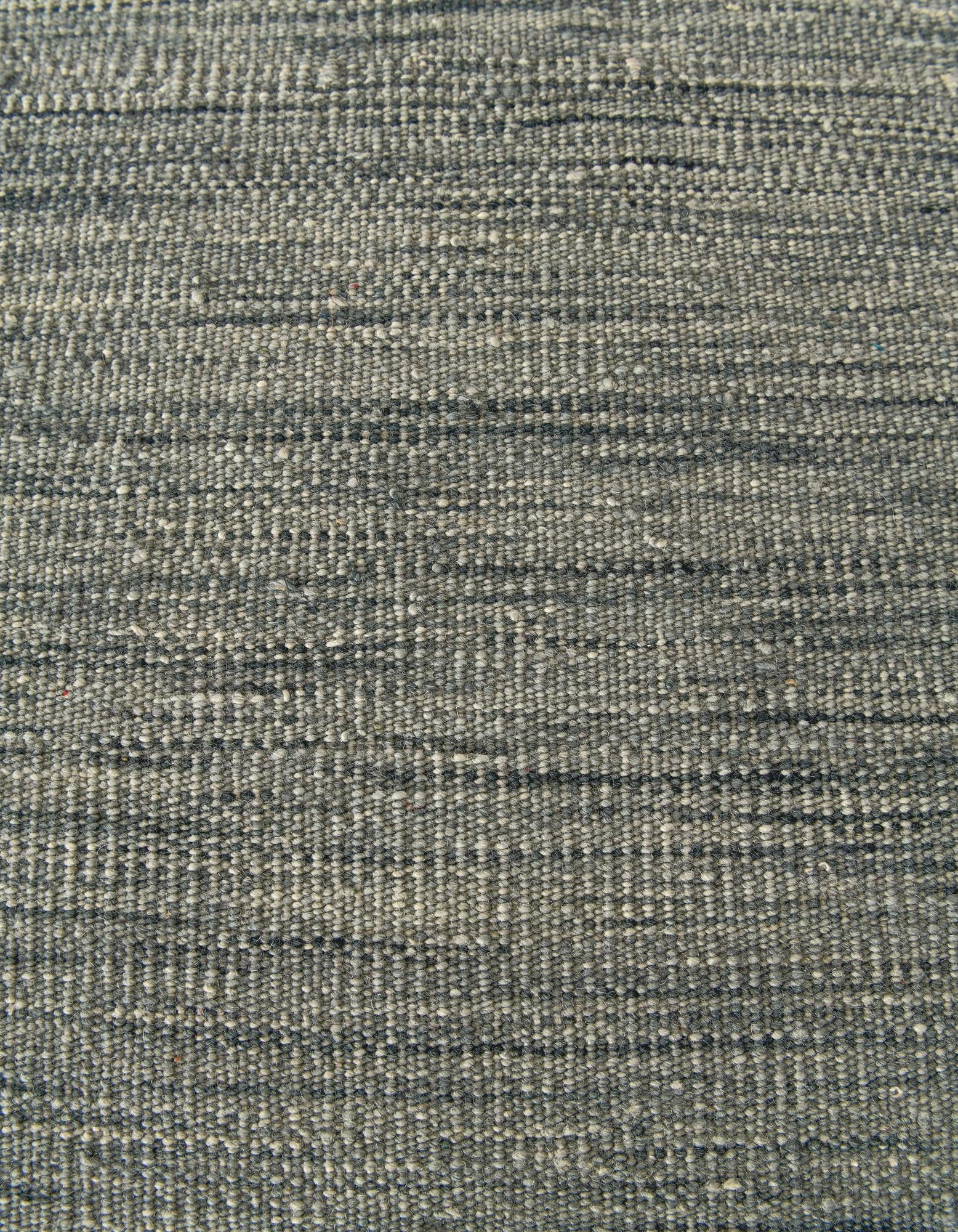 6' 9 x 9' 4 Hand Woven Kilim Modern Wool Rug