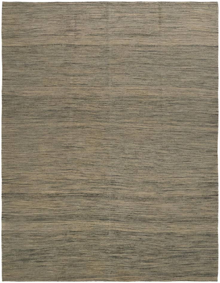 Detail image of 6' 9 x 9' 4 Hand Woven Kilim Modern Wool Rug