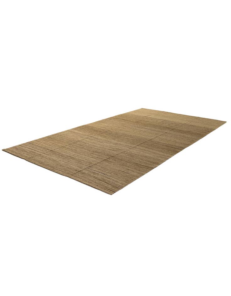 Detail image of 6' 5 x 11' 6 Hand Woven Kilim Modern Wool Rug