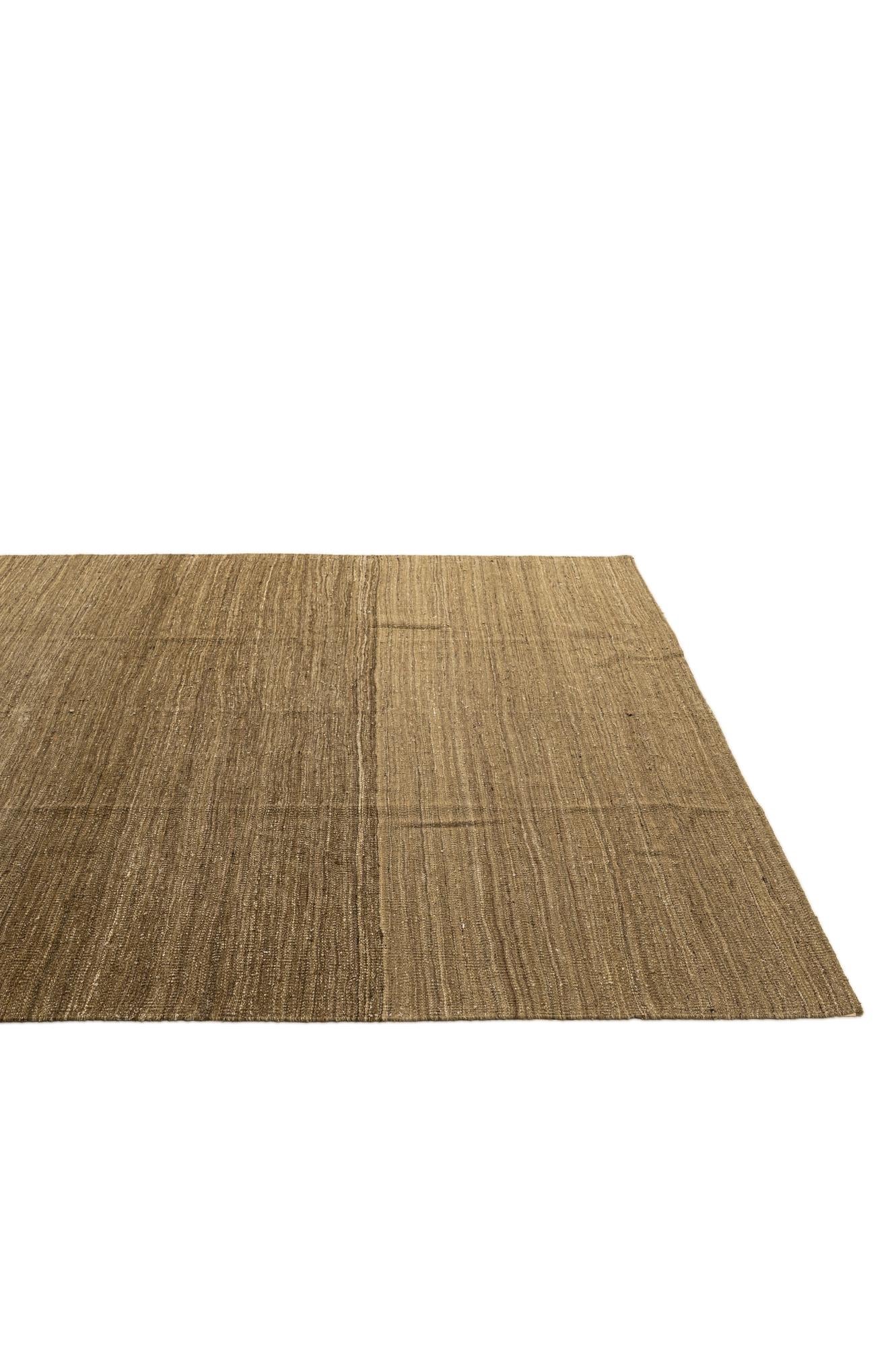 6' 5 x 11' 6 Hand Woven Kilim Modern Wool Rug