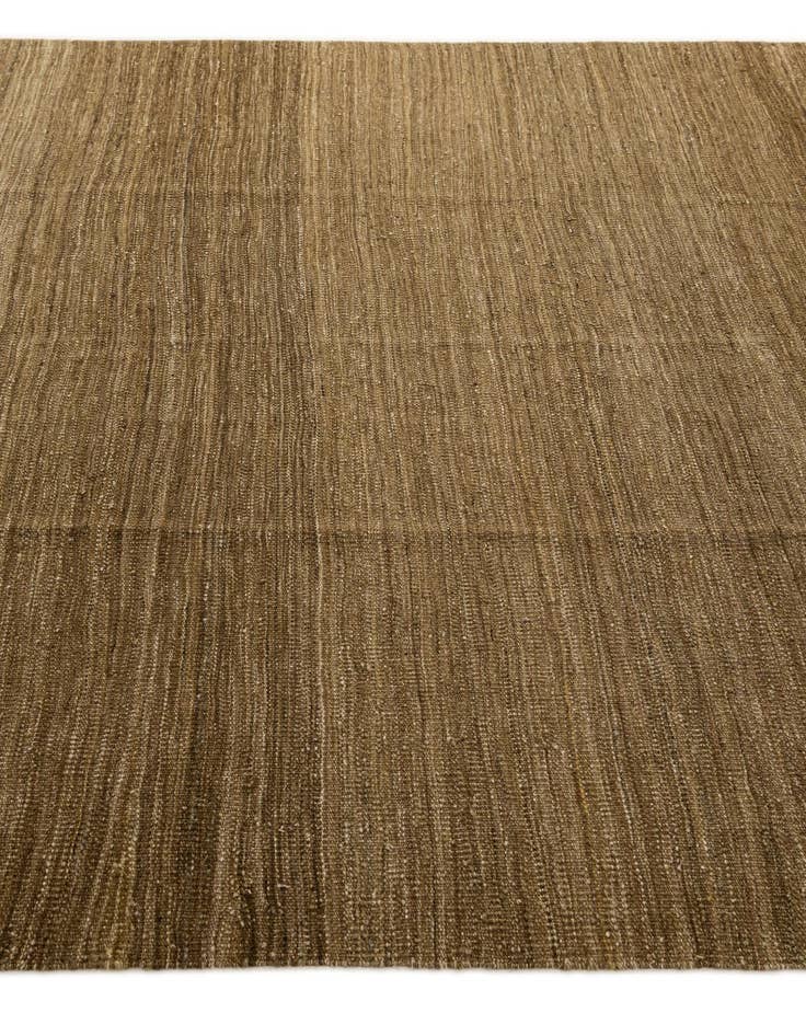 Detail image of 6' 5 x 11' 6  Hand Woven Kilim Modern Wool Rug