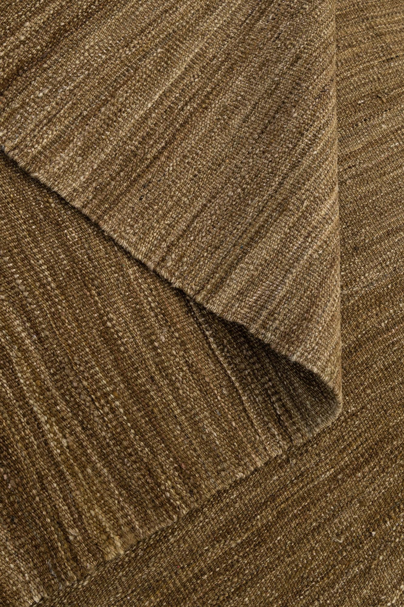 6' 5 x 11' 6 Hand Woven Kilim Modern Wool Rug