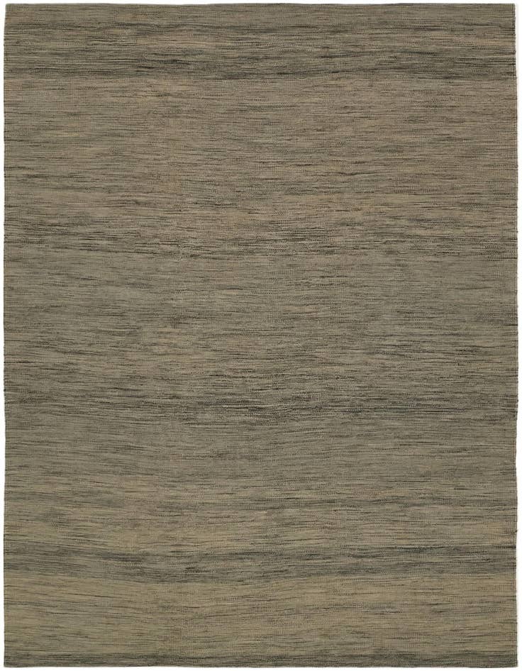 Detail image of 6' 9 x 9' 3 Hand Woven Kilim Modern Wool Rug