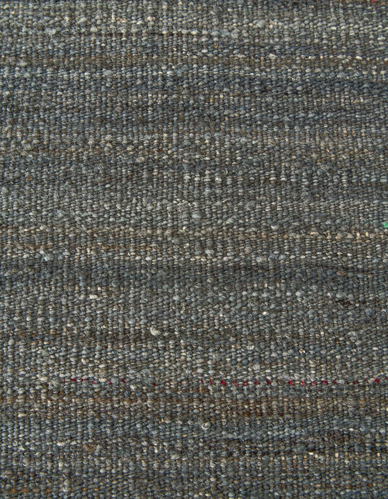 6' 9 x 9' 5 Hand Woven Kilim Modern Wool Rug