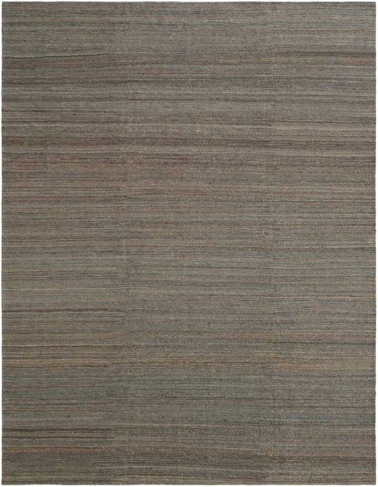 Detail image of 6' 9 x 9' 5 Hand Woven Kilim Modern Wool Rug