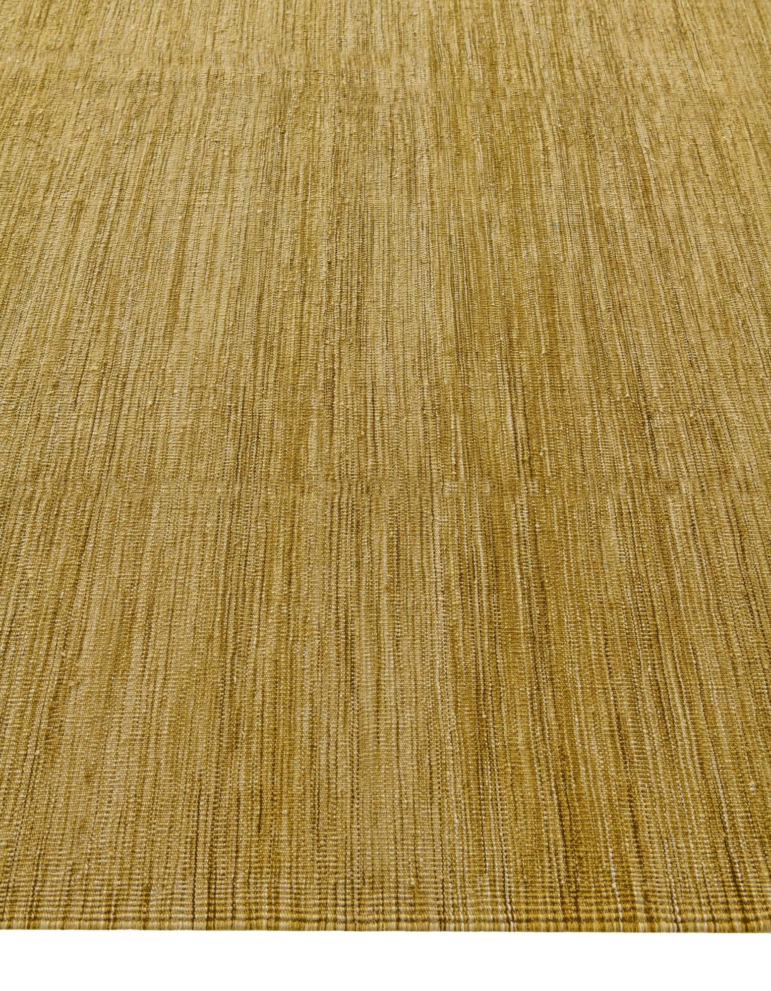 6' 11 x 9' 6 Hand Woven Kilim Modern Wool Rug