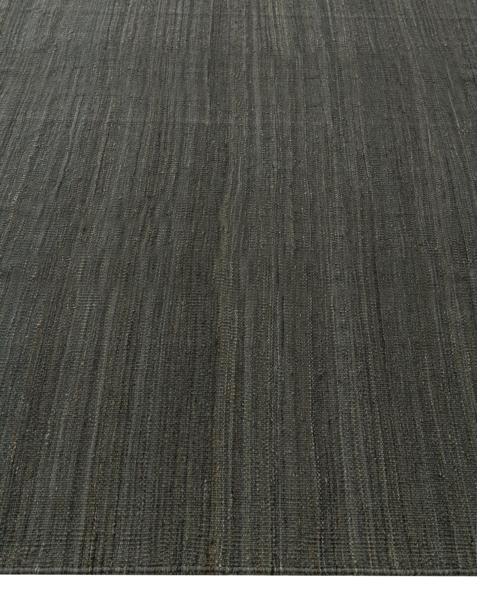 8' 2 x 11' 1 Hand Woven Kilim Modern Wool Rug