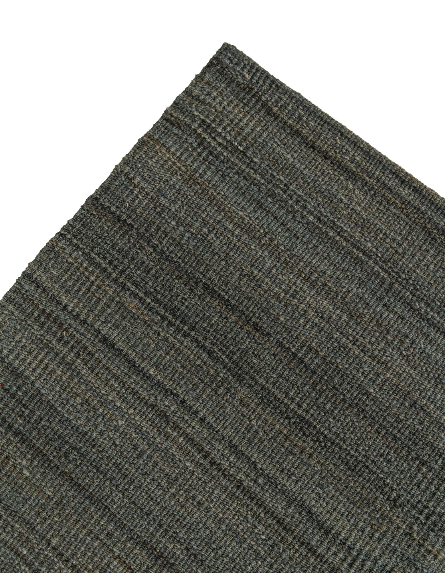8' 4 x 11' 3 Hand Woven Kilim Modern Wool Rug