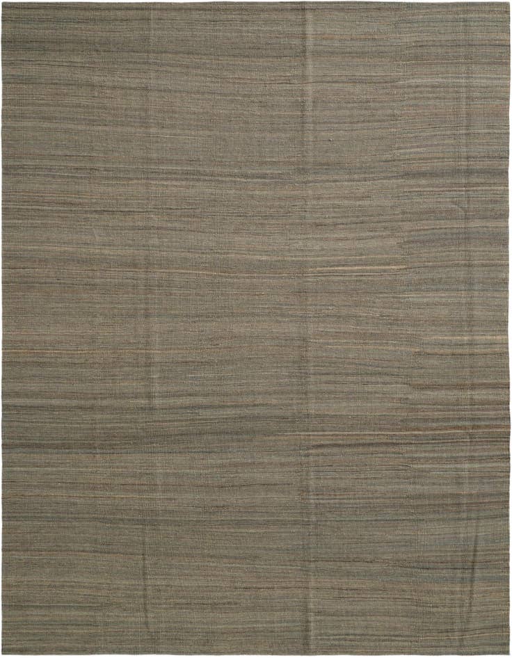 Detail image of 8' 4 x 11' 3 Hand Woven Kilim Modern Wool Rug