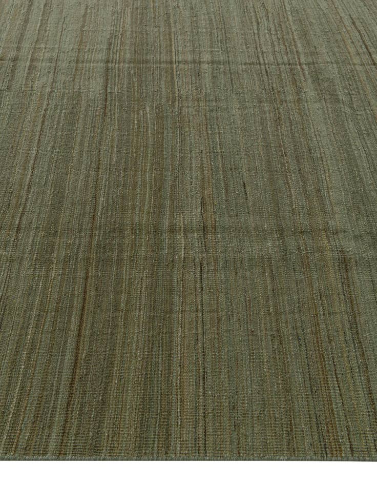 Detail image of 8' x 11' 1 Hand Woven Kilim Modern Wool Rug