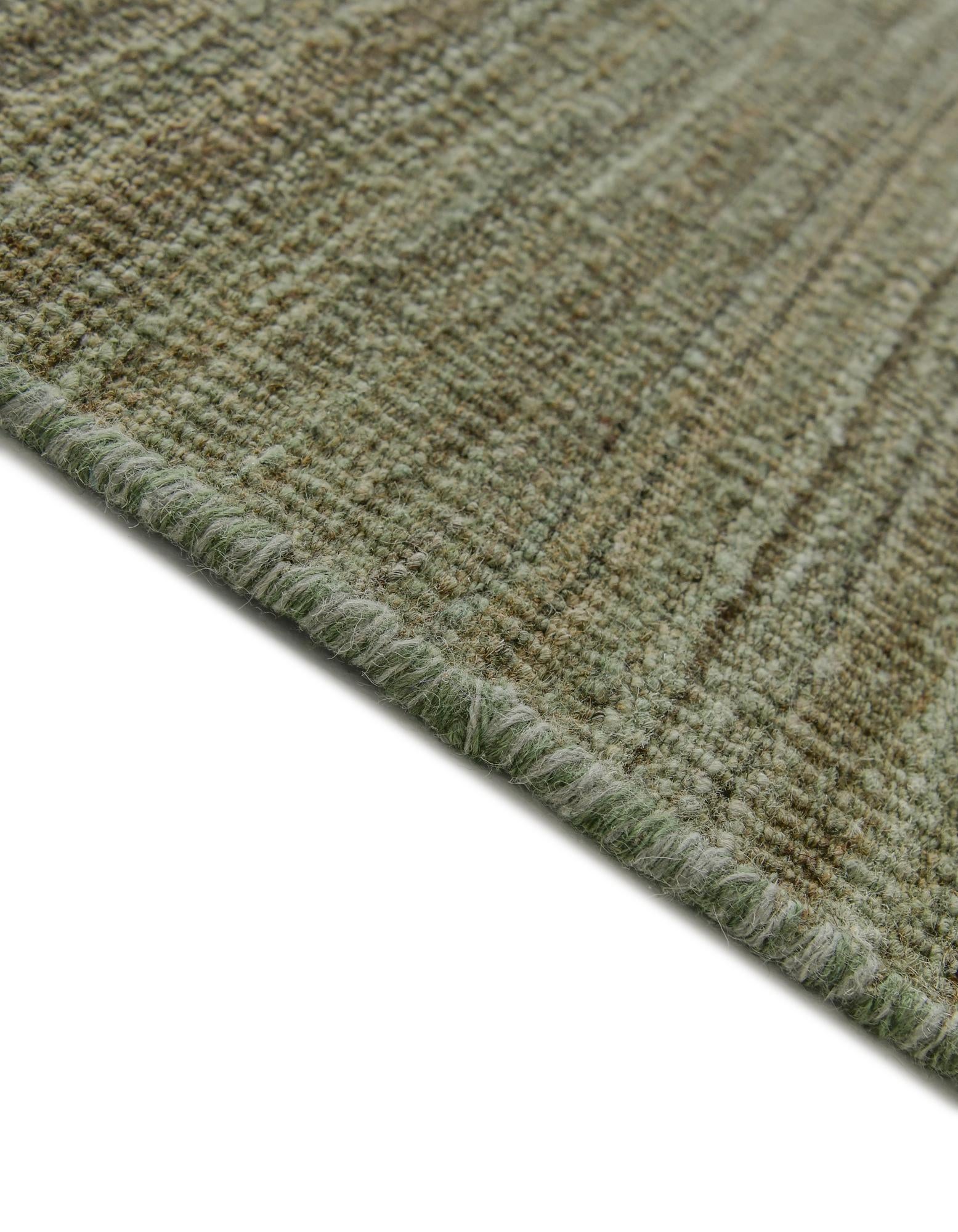 8' x 11' 1 Hand Woven Kilim Modern Wool Rug