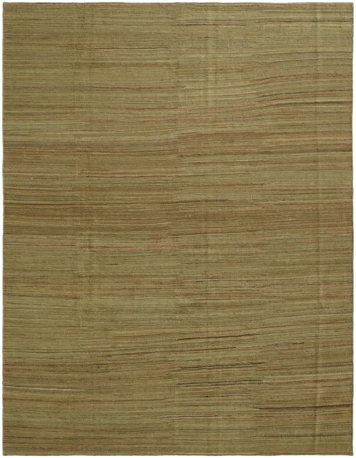 Detail image of 8' x 11' 1 Hand Woven Kilim Modern Wool Rug