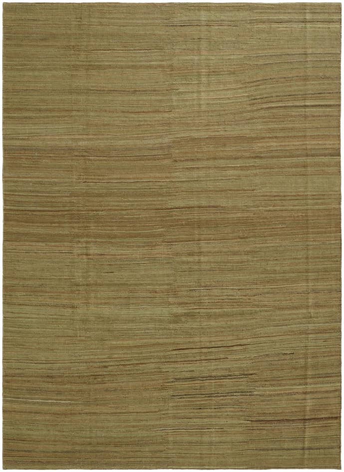 Detail image of 8' x 11' 1 Hand Woven Kilim Modern Wool Rug