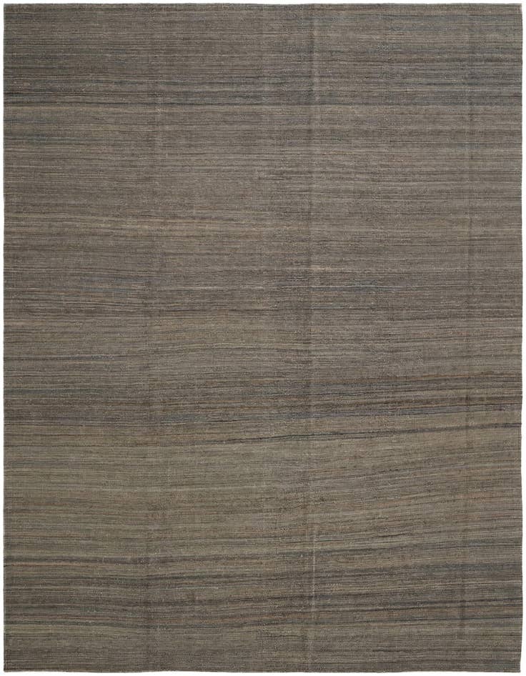 Detail image of 8' 6 x 11' 3 Hand Woven Kilim Modern Wool Rug