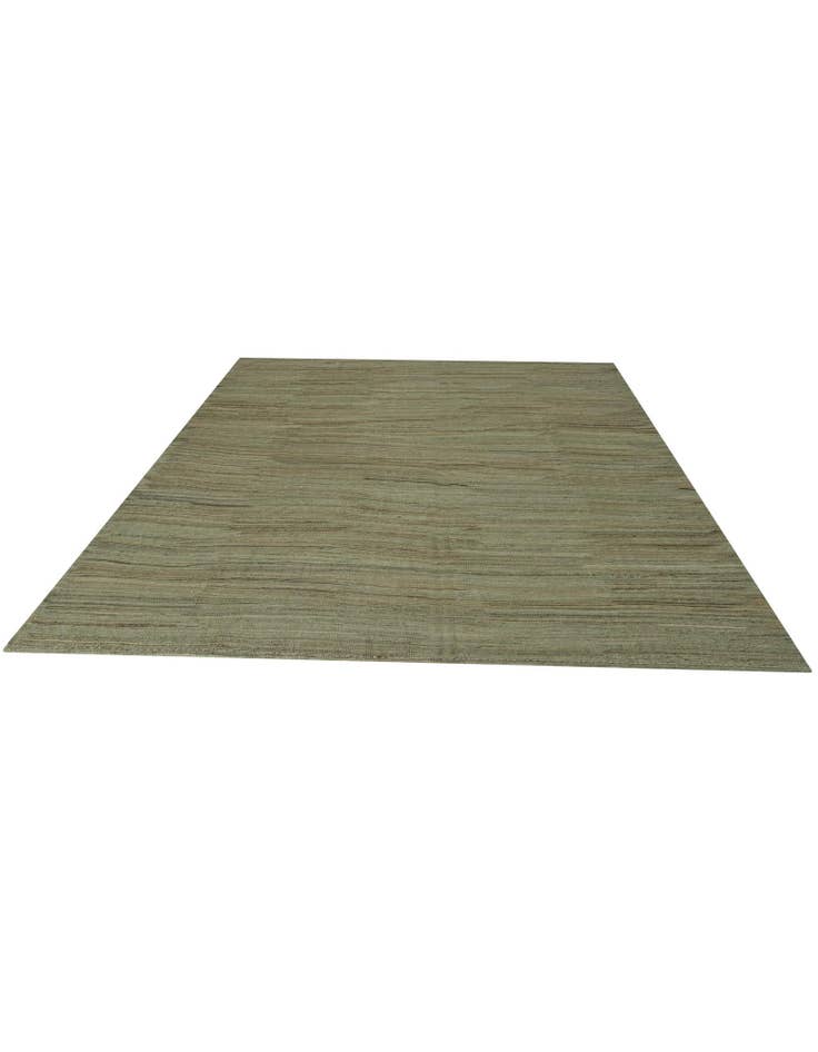 Detail image of 9' 5 x 12' 5 Hand Woven Kilim Modern Wool Rug