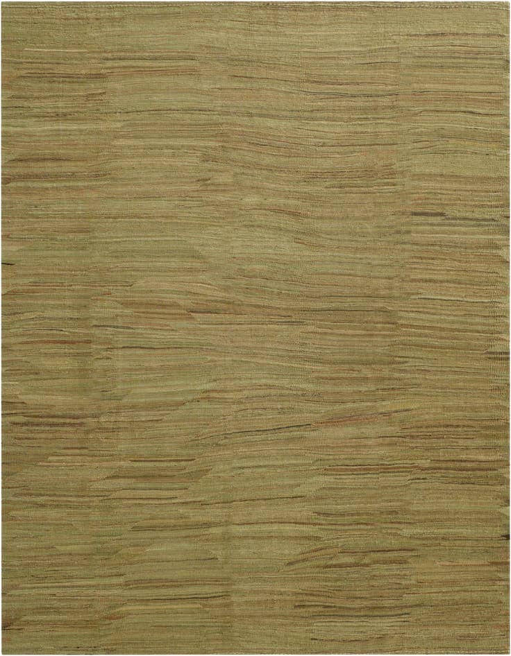 Detail image of 9' 5 x 12' 5 Hand Woven Kilim Modern Wool Rug