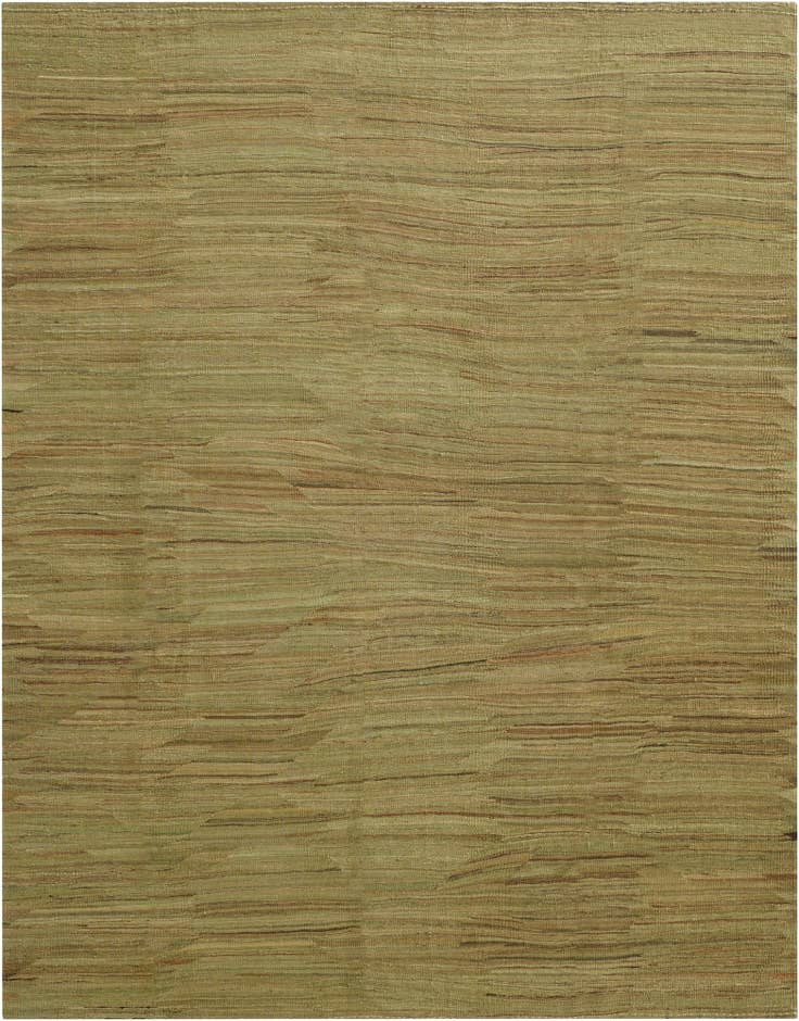 Detail image of 9' 5 x 12' 5 Hand Woven Kilim Modern Wool Rug