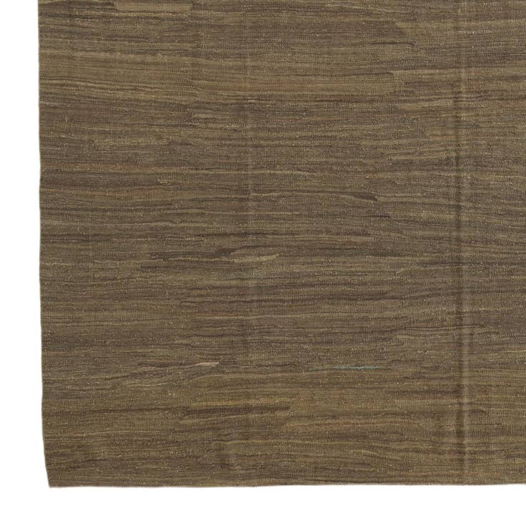 Detail image of 10' 5 x 12' 10 Hand Woven Kilim Modern Wool Rug