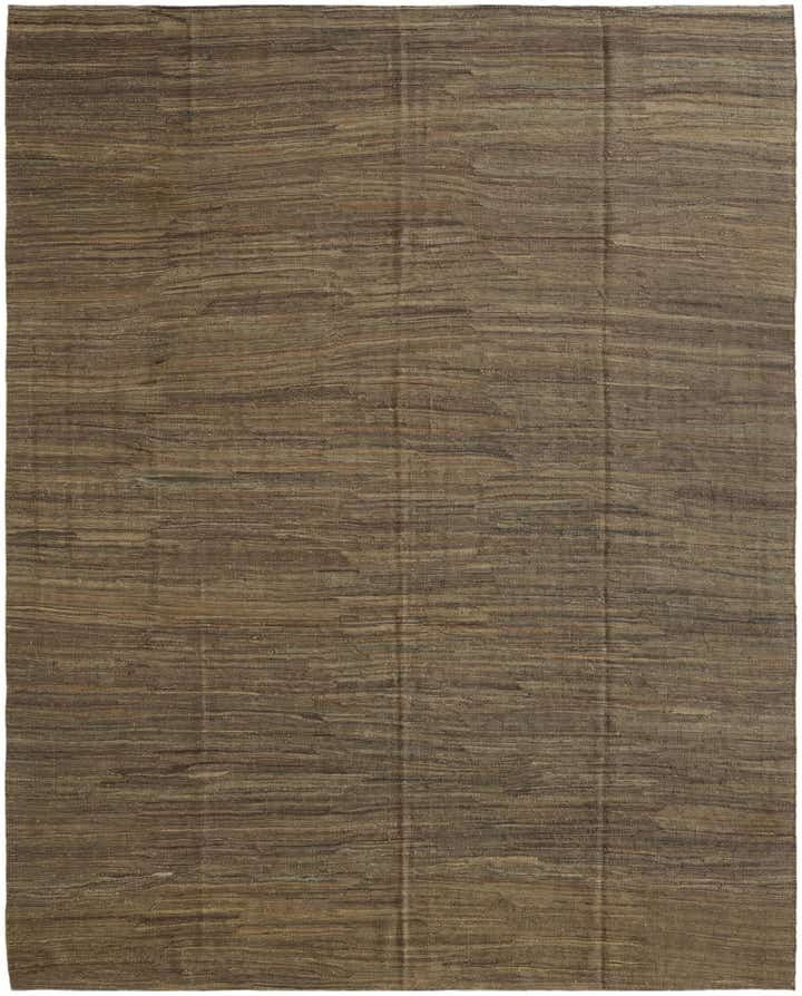 10' 5 x 12' 10 Hand Woven Kilim Modern Wool Rug