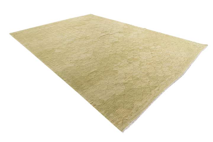 6' 10 x 9' 9 Hand Woven Kilim Modern Wool Rug