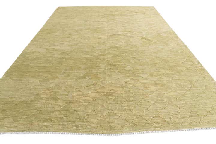 6' 10 x 9' 9 Hand Woven Kilim Modern Wool Rug