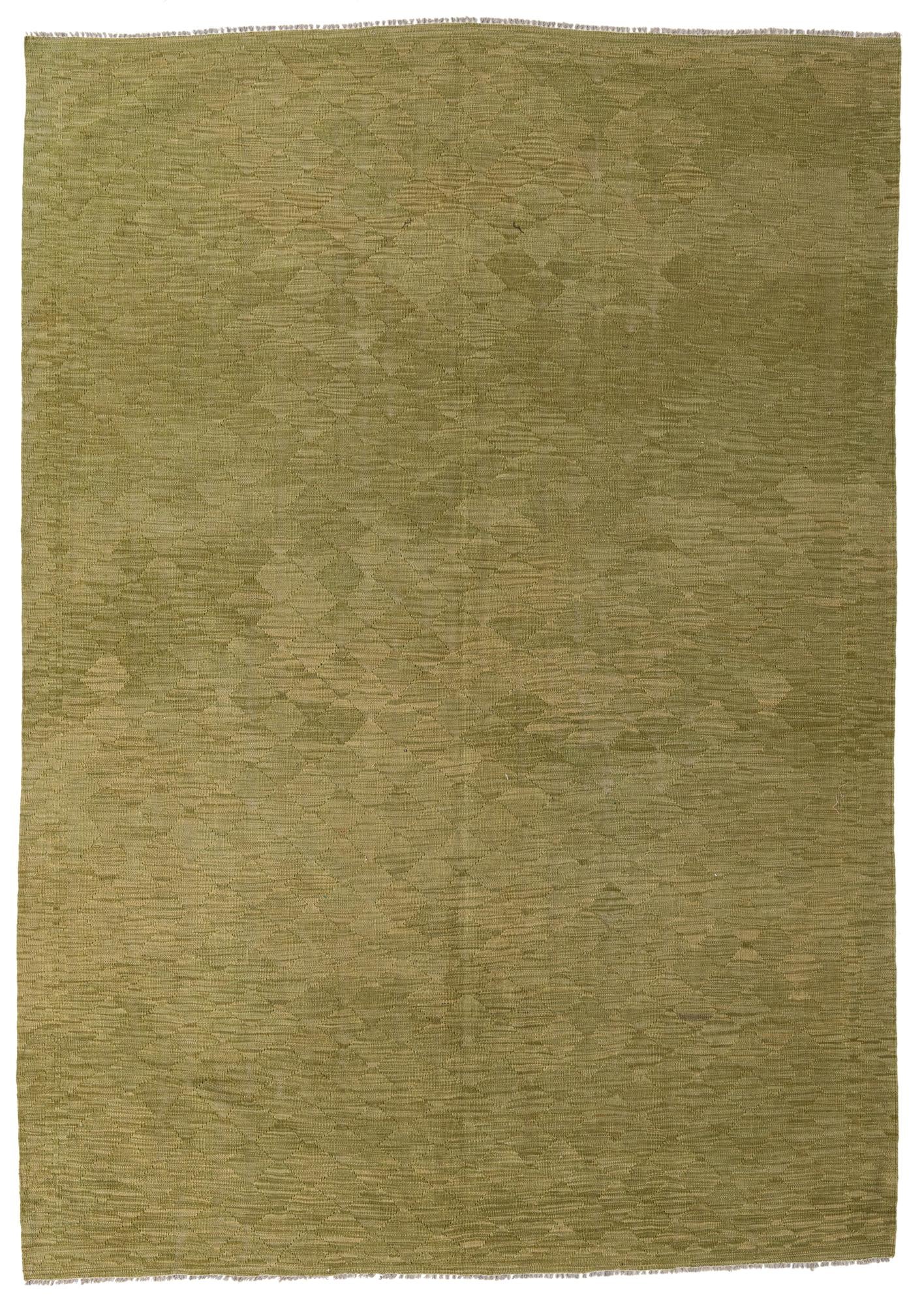 6' 10 x 9' 9 Hand Woven Kilim Modern Wool Rug